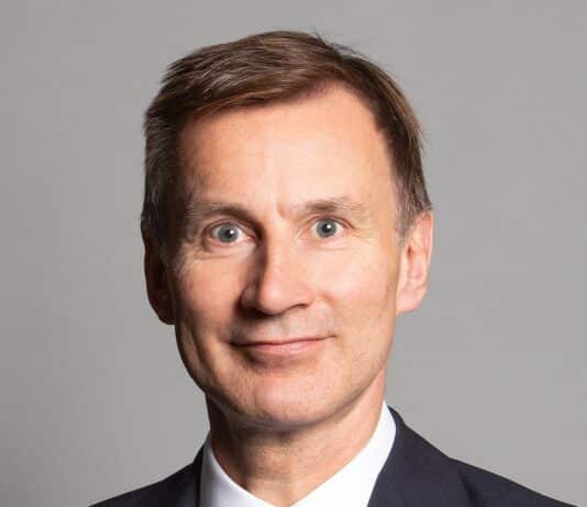 Jeremy Hunt was doing an annual visit to an NHS hospital