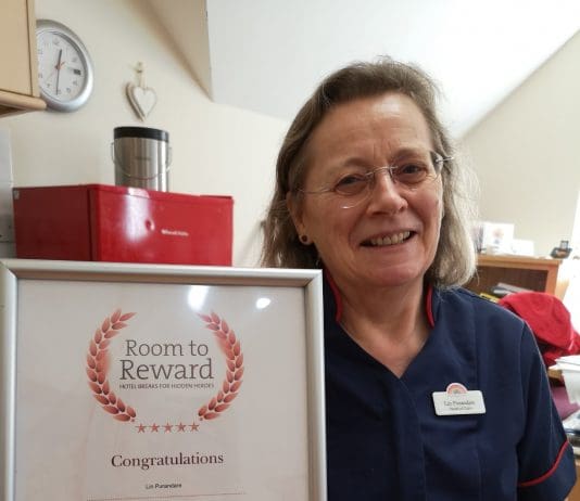 Head of Care at Waypoints Verwood ‘Shines’ with Volunteering Award