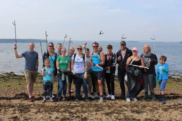 Actisense Begin Sea Life Trust Charity Partnership with Poole Beach Clean