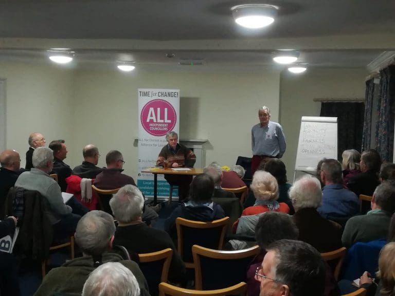 Standing room only at ALL for Dorset launch