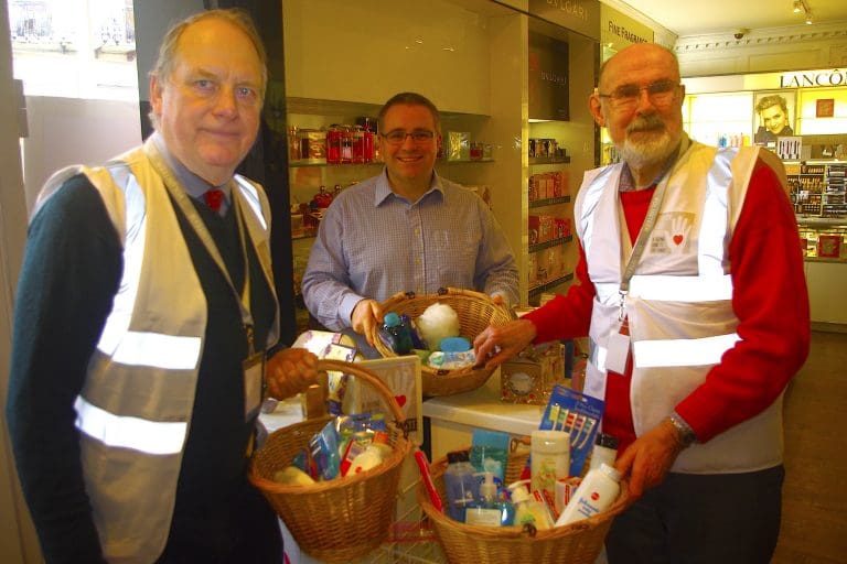 Abbey Pharmacy donates close to 150 items to food bank