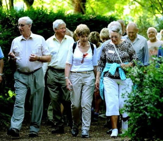 Monthly walks for the bereaved