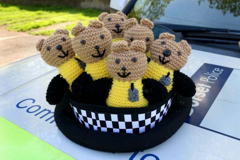 Could you help the police by knitting teddies for children in distress?