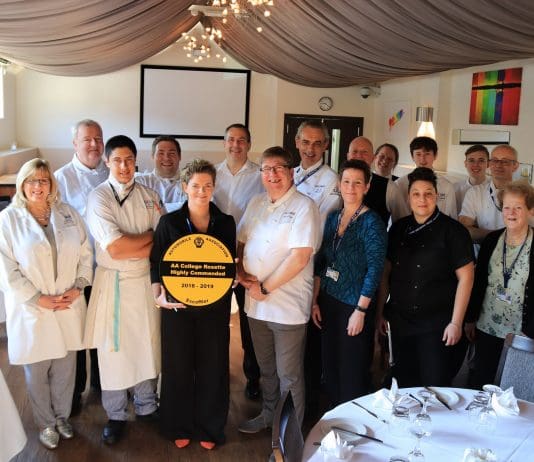 The College’s fine dining gem is Highly Commended at recent AA inspection Bournemouth & Poole College’s Escoffier restaurant is highly commended in its annual rosette inspection by the AA (Automobile Association)