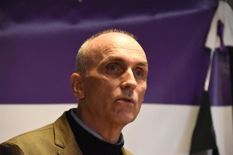 Chris Williamson, speaking from the heart in Weymouth