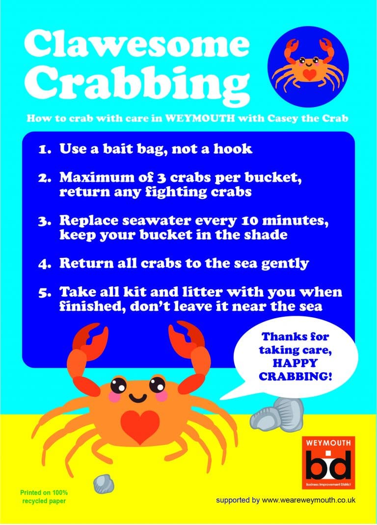 SOME GUIDELINES FOR CLAWESOME CRABBING IN WEYMOUTH