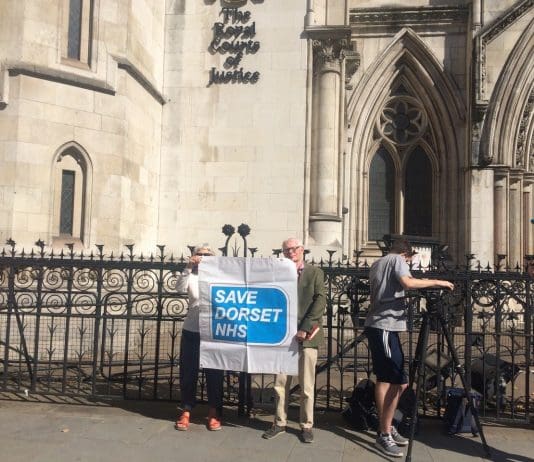 DEFEND DORSET NHS/SAVE PORTLAND BEDS/POOLE A&E… 2nd day Wed 18 July