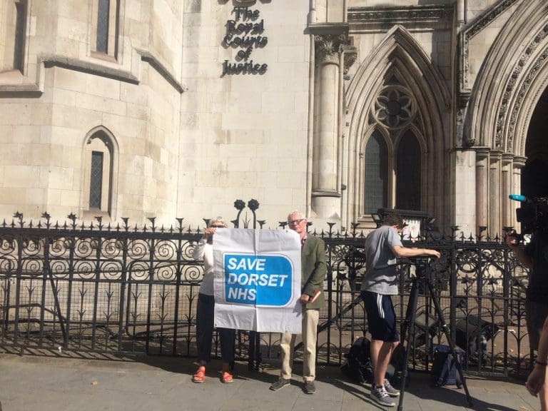 DEFEND DORSET NHS/SAVE PORTLAND BEDS/POOLE A&E… 2nd day Wed 18 July