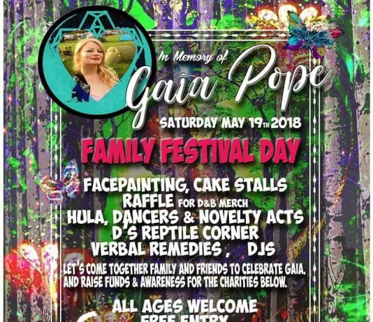 Festival charity fundraiser in loving memory of Gaia Pope