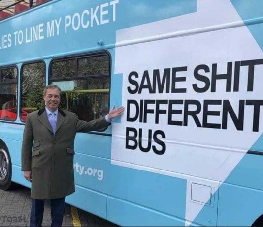 Farage talks out of his arse yet again