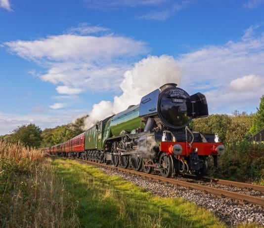 The Flying Scotsman visits Dorset