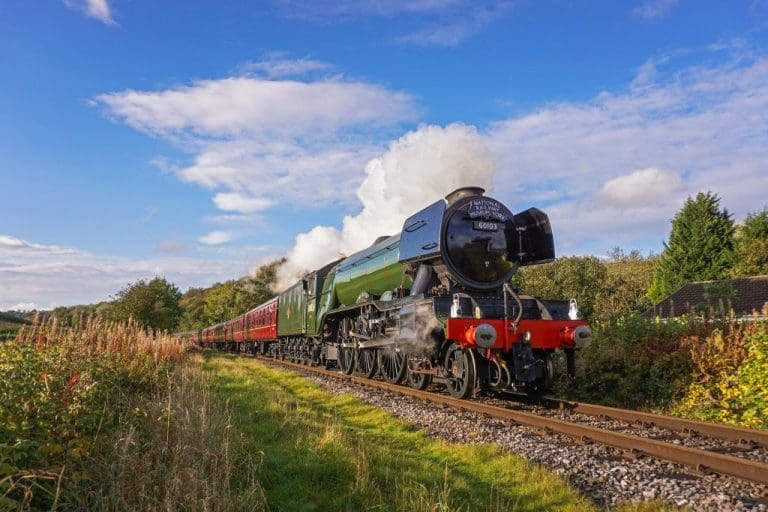 The Flying Scotsman visits Dorset