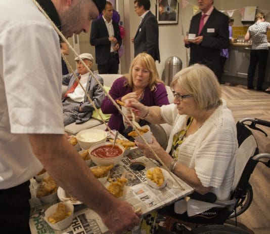 Fish and Chips are served up at Great Oaks