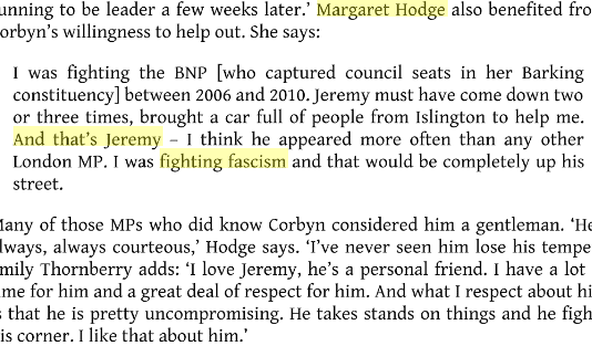 Margaret Hodge: When I was fighting fascism… Jeremy Corbyn helped me more, I think, than any other MP