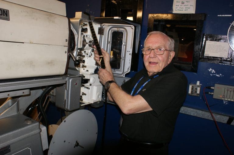 At 82, could John be Britain’s oldest cinema projectionist?