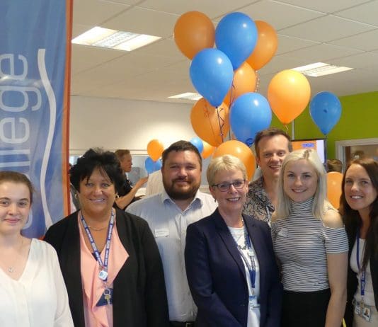 Bournemouth & Poole College at the forefront of digital learning Katy Dore-Smith, Sharon Mackett, Martin McAndrew, Diane Granell, Maria Hollington, Matt Butcher, Carina George