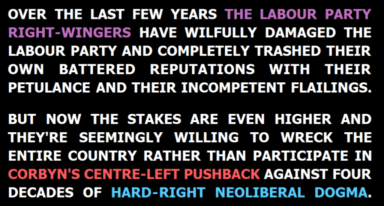 The Labour ‘Right’ Are Historically The Destructive Internal Force In The Party…And They Never Learn