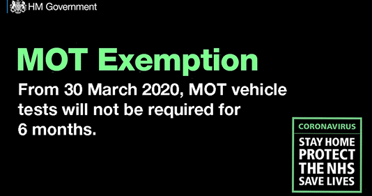 Vehicle owners to be granted MOT exemption in battle against coronavirus
