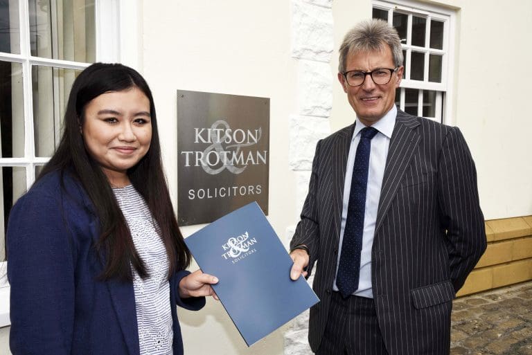 Bridport student awarded Kitson & Trotman Law bursary