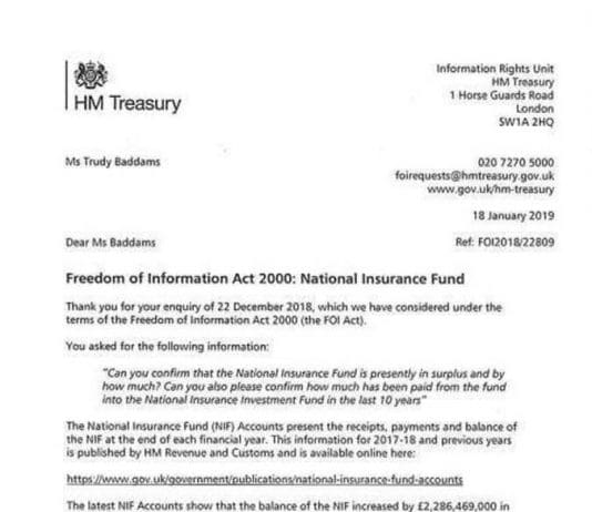 Our National Insurance contributions are being used to pay off the national debt