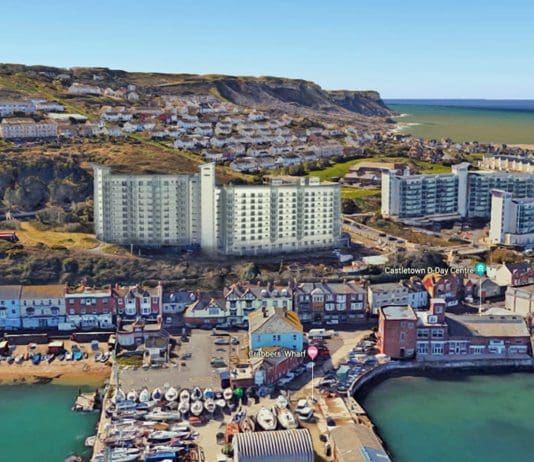 New images have been unveiled as work continues on the £25m Ocean Views development to build 348 homes on Portland