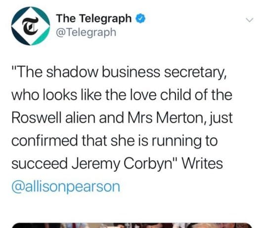 The Torygraph scrapes the bottom of barrel again
