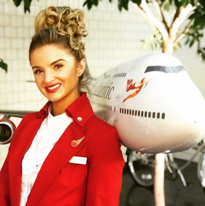 Rebekah Coppard, former Bournemouth & Poole College student achieves dream job as Virgin Atlantic cabin crew