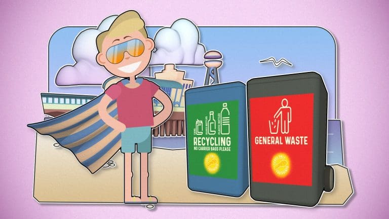 Animation encourages Bournemouth & Poole beach-goers to leave only footprints