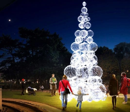 Bournemouth transforms into a Christmas Tree Wonderland