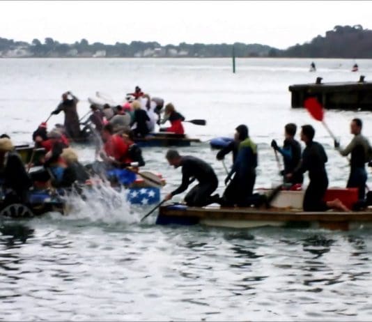 Bath Tub race in Poole Harbour