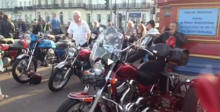 Peter Lythgoe at Weymouth bike night