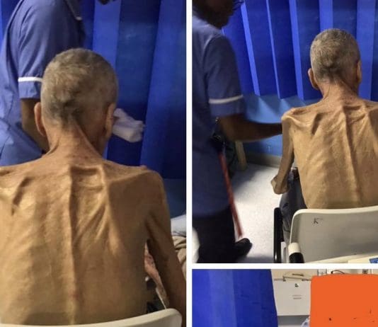 Guess where this man was found?