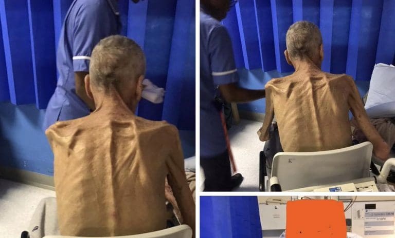 Guess where this man was found?