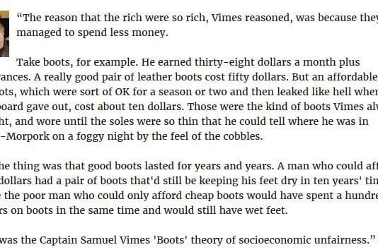 The Boots Theory