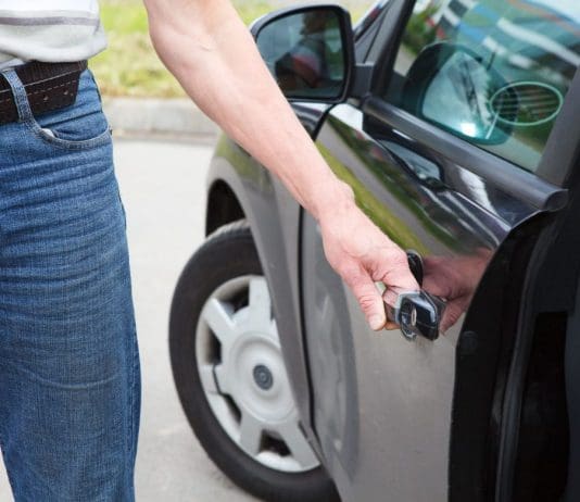 Simple Task No 6: Closing a car door