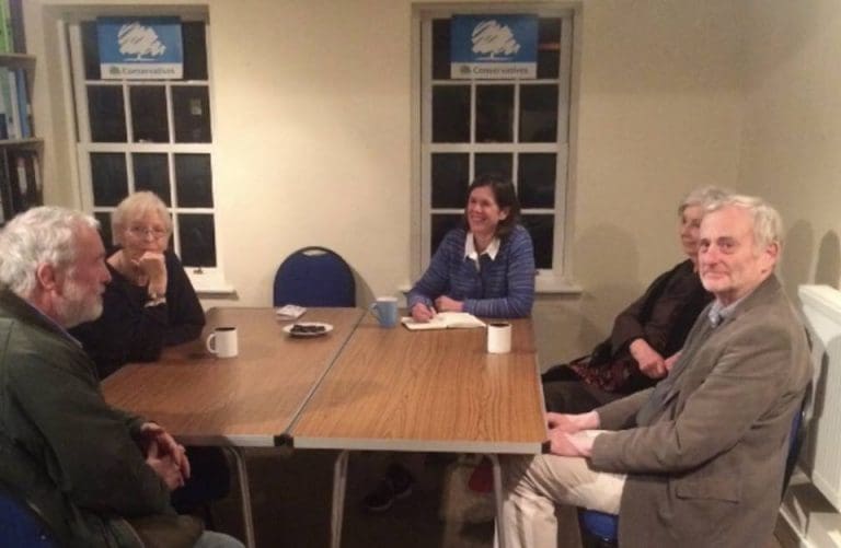 Bath Tories interviewing Jeremy Corbyn lookalikes