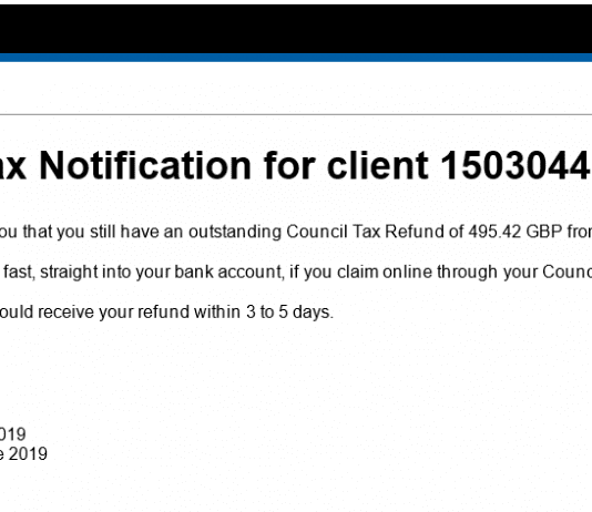 Watch out for Council Tax email scam