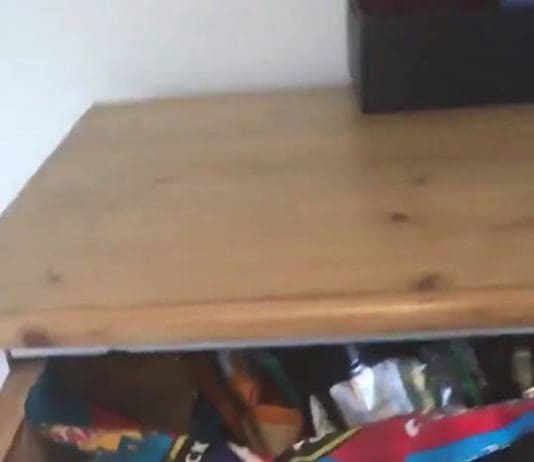 Simple Task No 3: Putting crisp packets in the bin not the bedroom drawer