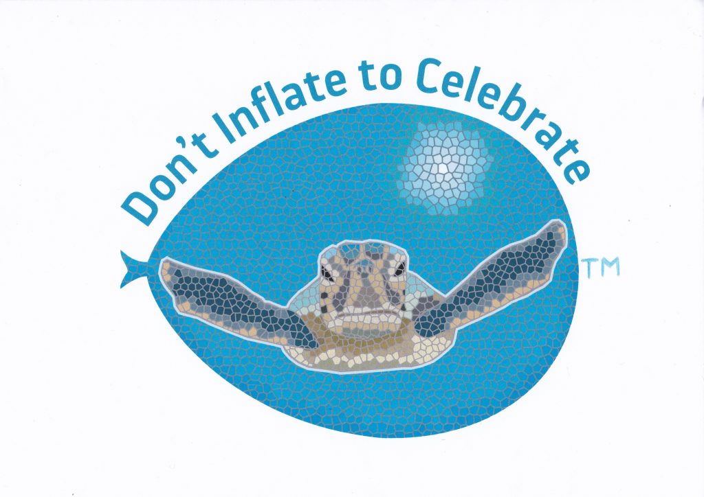 turtle and balloon logo