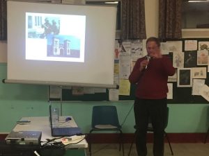 Dr Jon Orell speakingat a community meeting on Tuesday entitled The War on Drugs has Failed in central Weymouth, Dorset, UK.