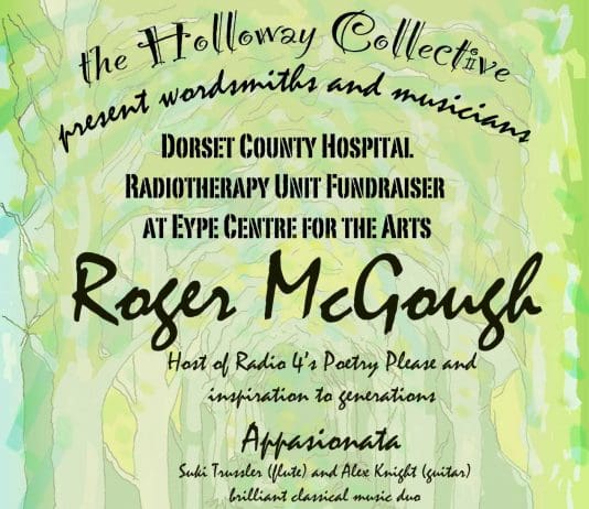 Dorset County Hospital Fundraiser Radiotherapy Unit Fundraiser at Eype Centre for the Arts featuring Roger McGough