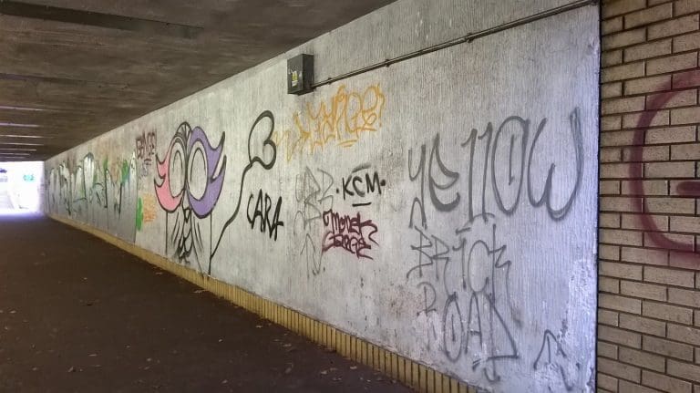 A community project to improve subways in Weymouth is under threat after repeated graffiti attacks