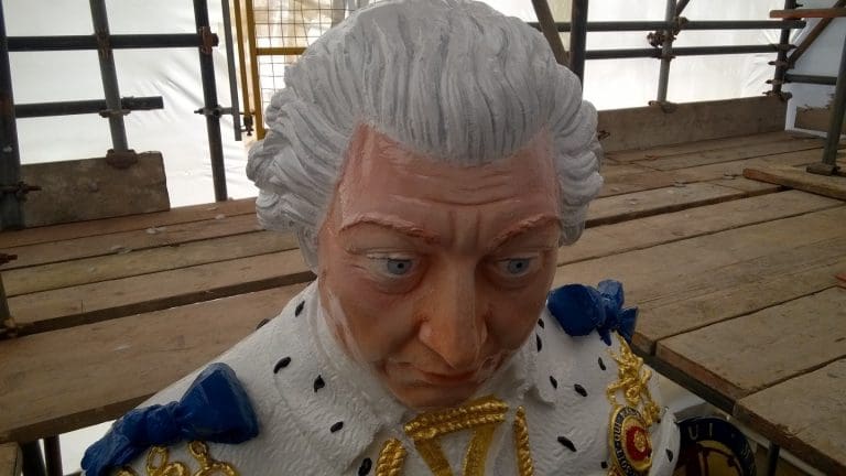 Kings statue works complete