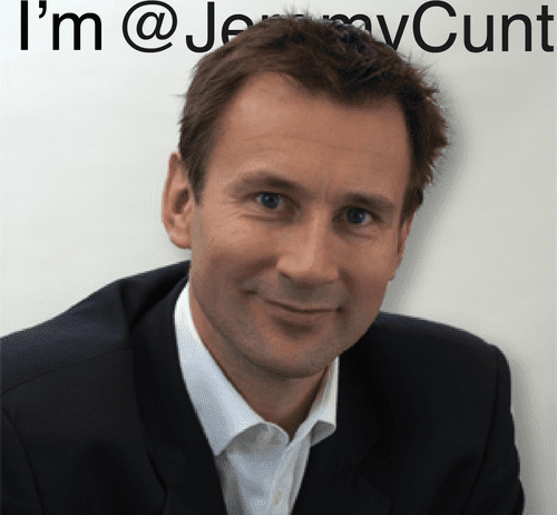 Hunt’s attack on Jeremy Corbyn proves he is a *unt