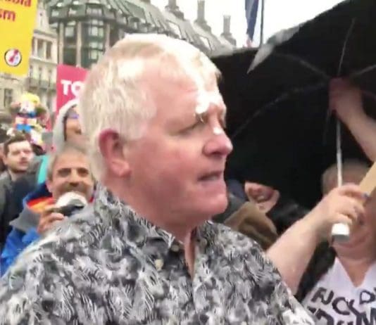 Is this behaviour towards a Trump supporter acceptable?