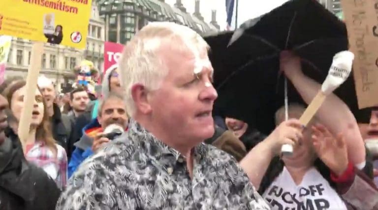 Is this behaviour towards a Trump supporter acceptable?