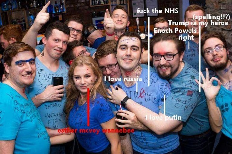 The youth wing of the Conservative party say ‘F**k the NHS’