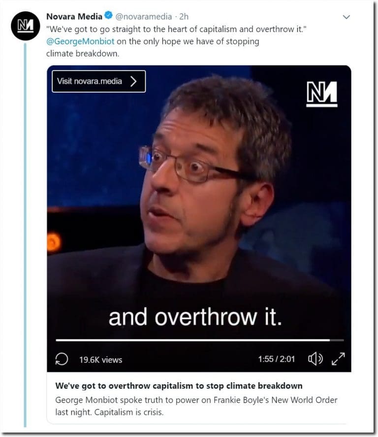 “We’ve got to go straight to the heart of capitalism and overthrow it.”