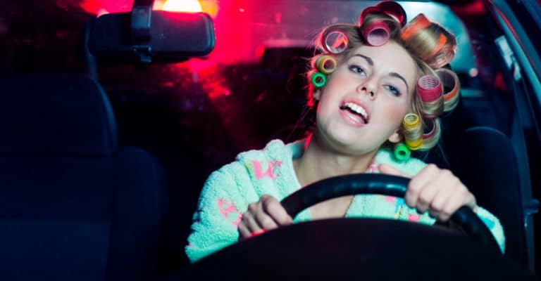 No, it’s not illegal to drive while wearing pyjamas