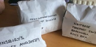 Send the plastic back to the supermarkets